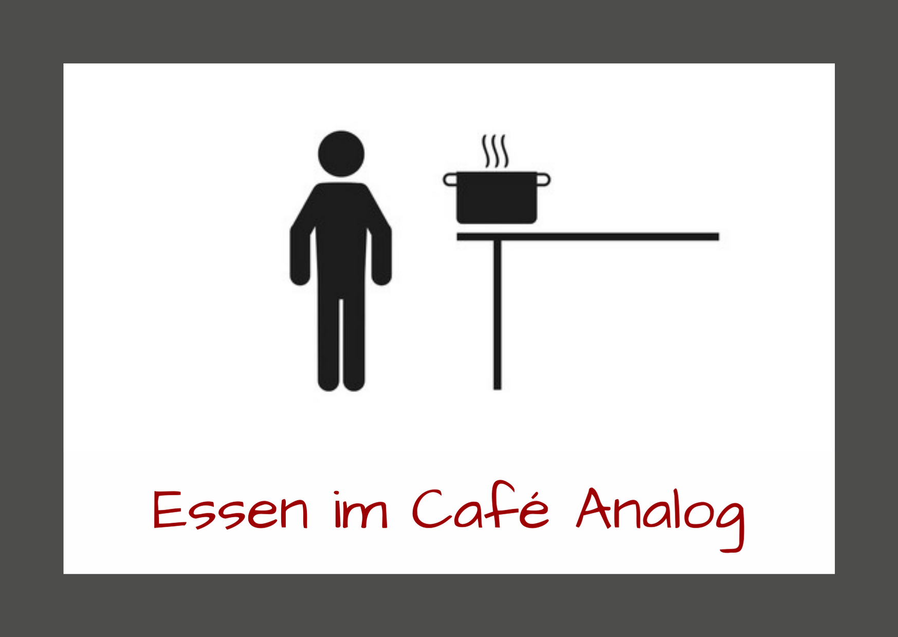 Essen im Café Analog - Corona-Sicherheitsmaßnahmen Essen im Café Analog - Corona-Sicherheitsmaßnahmen